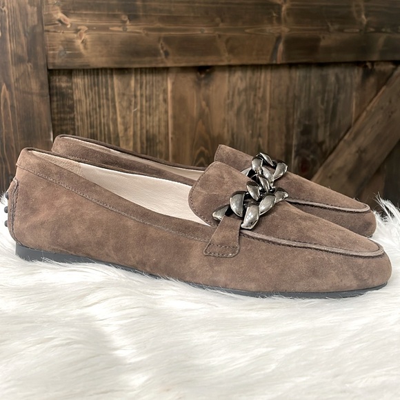 AMALFI By RANGONI Dado Chunky Driver Loafers - Picture 2 of 9